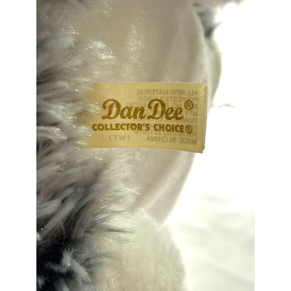 Dan Dee Collectors Choice Plush Gray Bunny Rabbit 14”  Polyester Fiber Stuffy - Picture 3 of 8